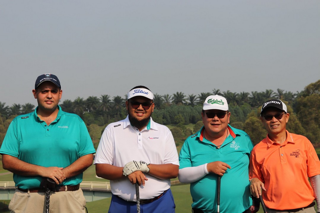 Four Gentlemen after playing round of golf